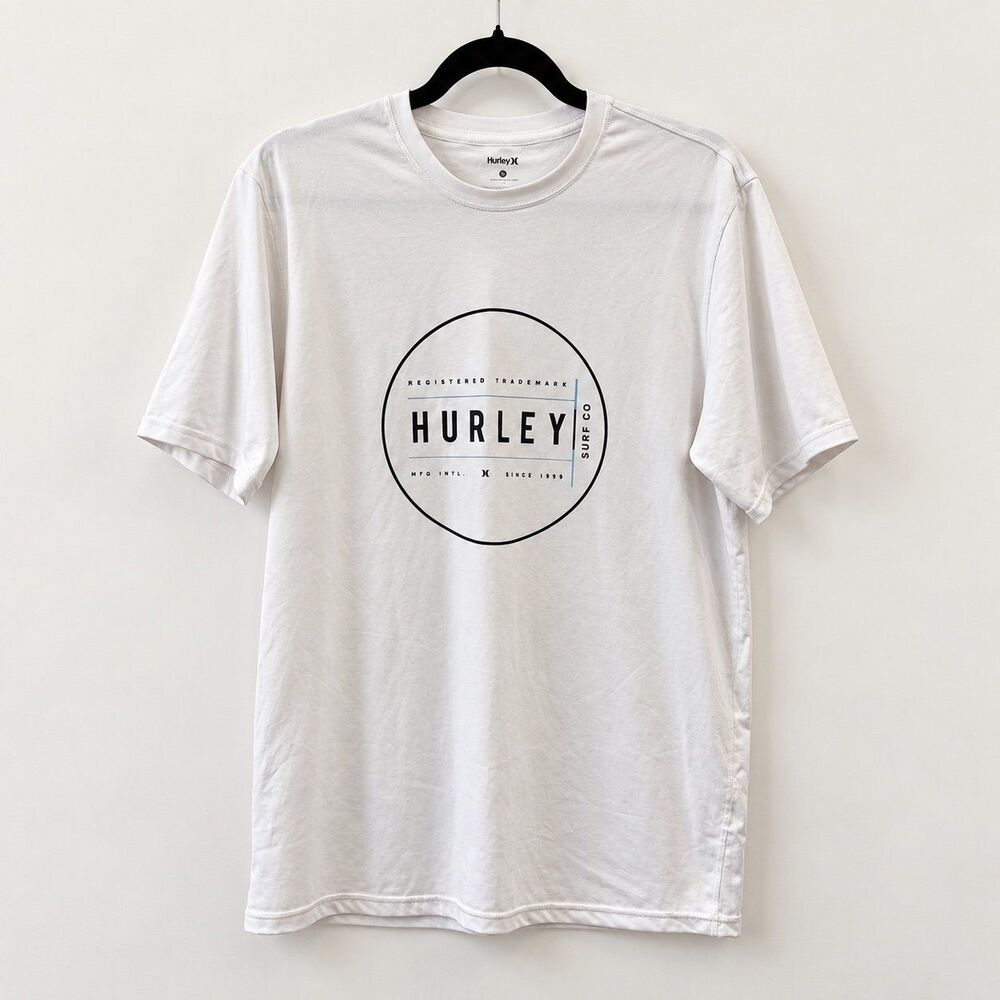NWOT {Hurley} short-sleeve crewneck swim shirt, L